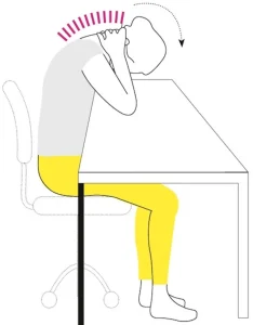 Étirement de la nuque et des cervicales pour réduire les maux de tête et tensions cervicales